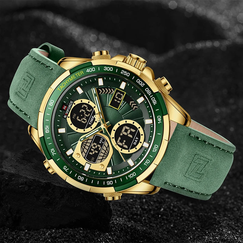 NAVIFORCE MASCULINO - PULSEIRA EM COURO