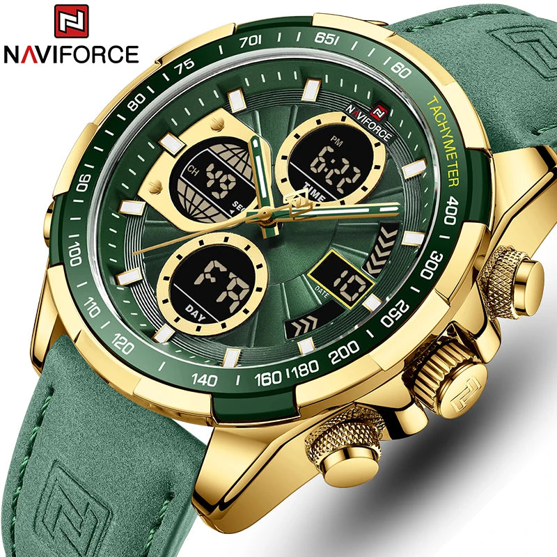 NAVIFORCE MASCULINO - PULSEIRA EM COURO