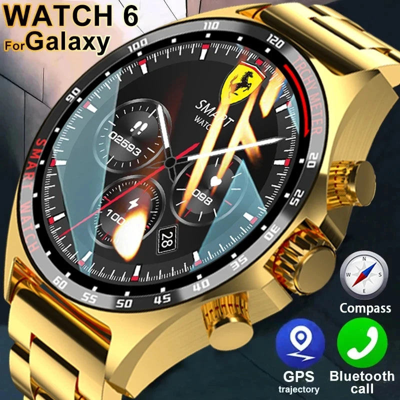 GPS Smart Watch Men Bluetooth Call HD Health  Monitoring Compass IP68 Waterproof